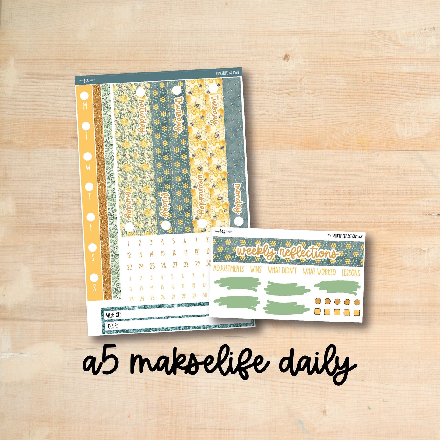 ML Daily 168 || BEE HAPPY A5 MakseLife Daily Kit