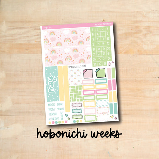 HW-MAY166 || SUNNY SKIES May Hobonichi Weeks monthly kit