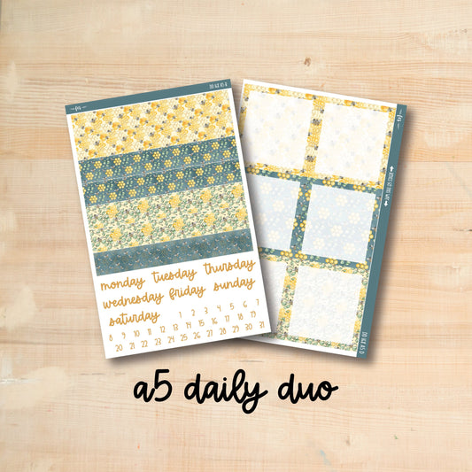 A5 Daily Duo 168 || BEE HAPPY A5 Erin Condren daily duo kit