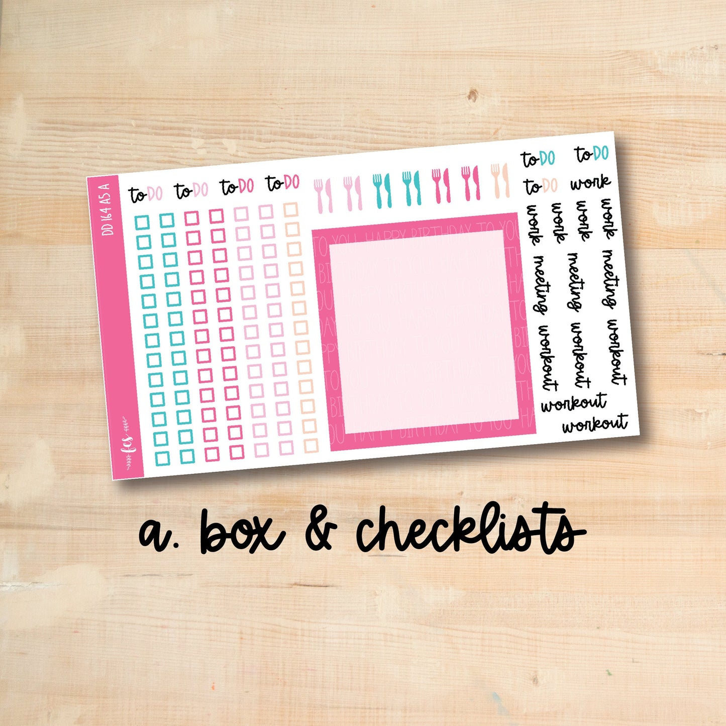 A5 Daily Duo 164 || BIRTHDAY PARTY A5 Erin Condren daily duo kit