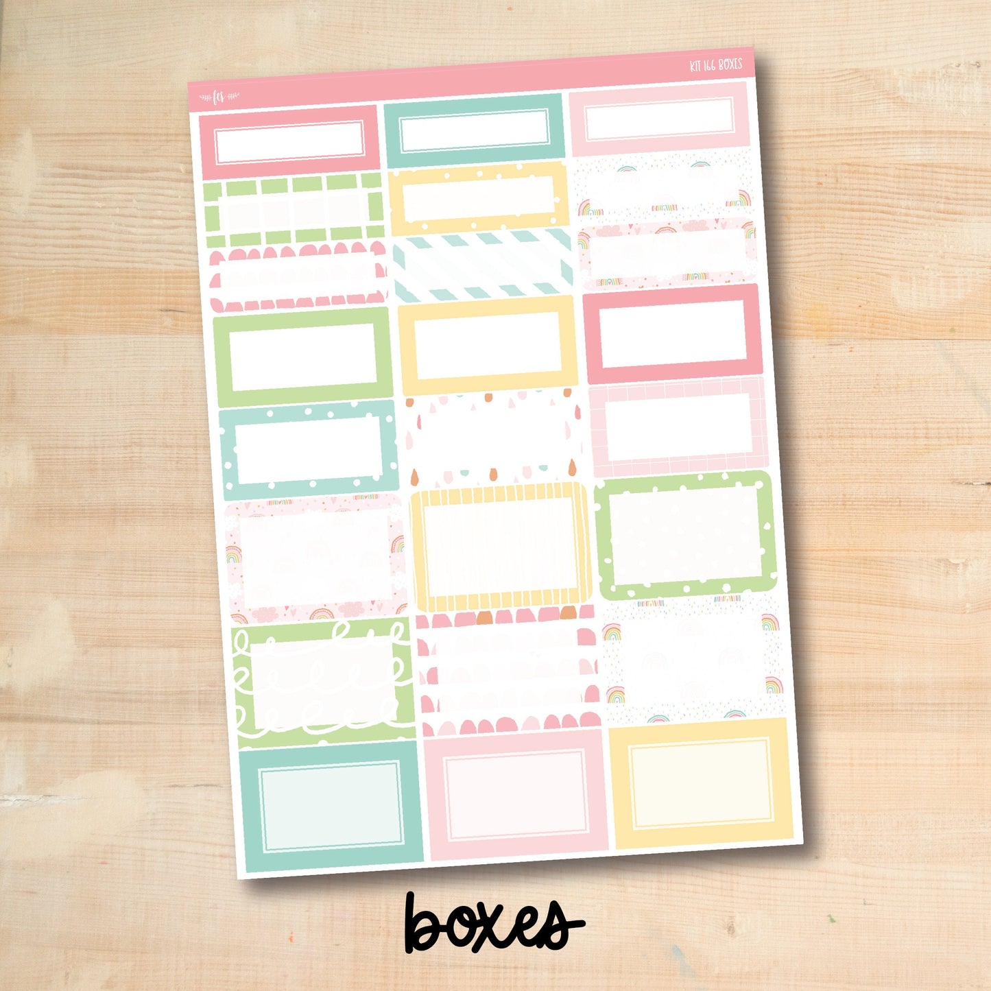 KIT-166 || SUNNY SKIES weekly planner kit for Erin Condren, Plum Paper, MakseLife and more!