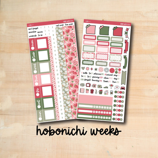 HW 171 || BERRY SWEET Hobonichi Weeks Kit