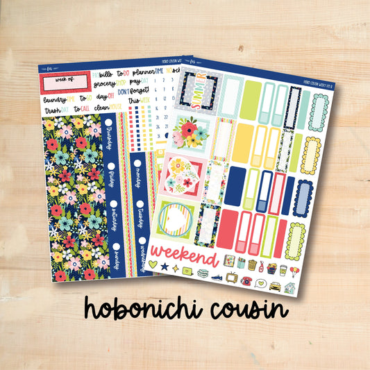 HC Weekly 170 || HAPPY SUMMER Hobonichi Cousin Weekly Kit