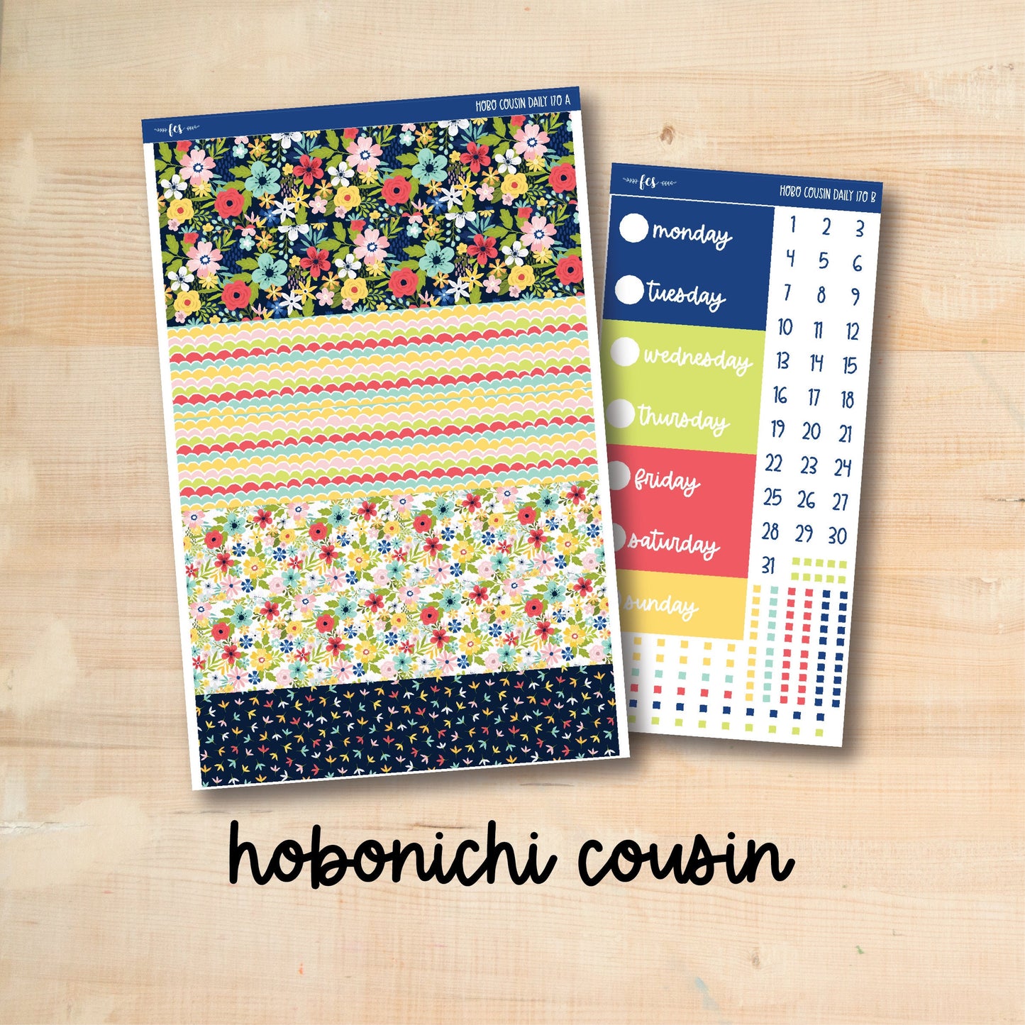 HC Daily 170 || HAPPY SUMMER Hobonichi Cousin Daily Kit