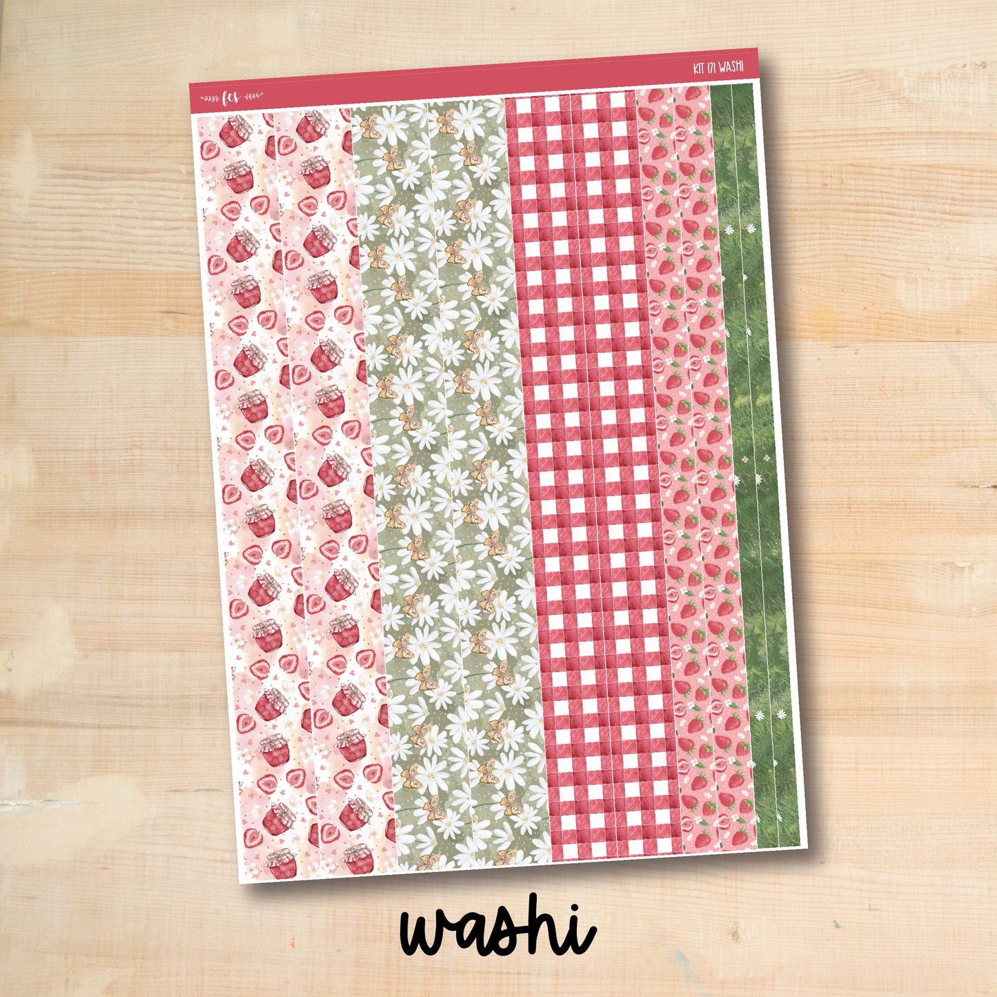 KIT-171 || BERRY SWEET weekly planner kit for Erin Condren, Plum Paper, MakseLife and more!