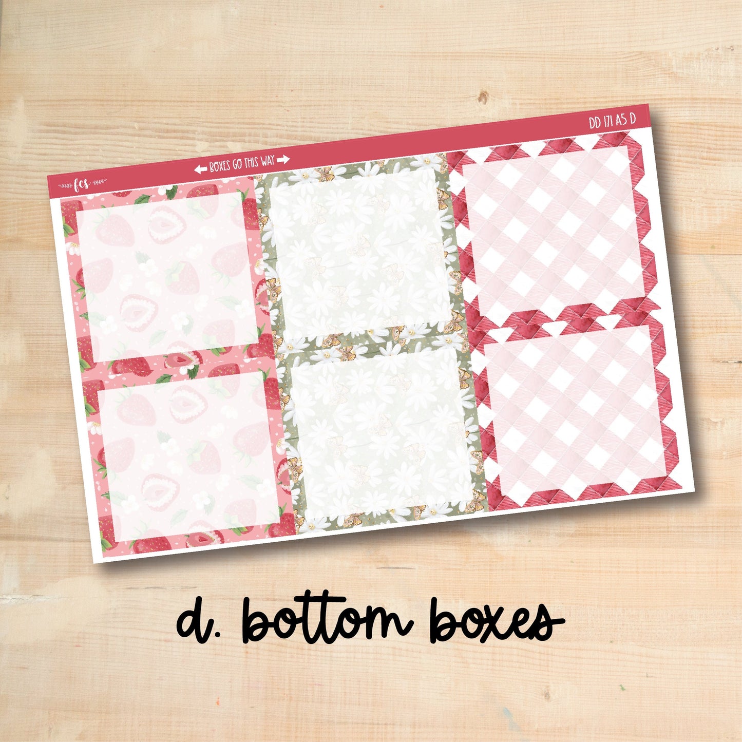 A5 Daily Duo 171 || BERRY SWEET A5 Erin Condren daily duo kit
