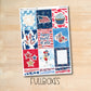 KIT-174 || FIREWORKS weekly planner kit for Erin Condren, Plum Paper, MakseLife and more!