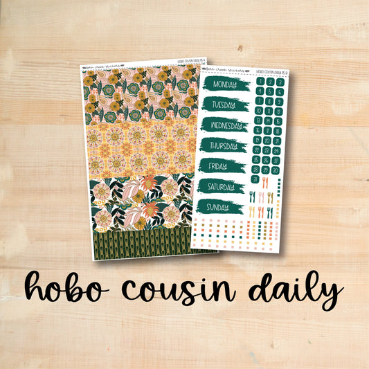 HC Daily 175 || BOHO TROPICAL Hobonichi Cousin Daily Kit
