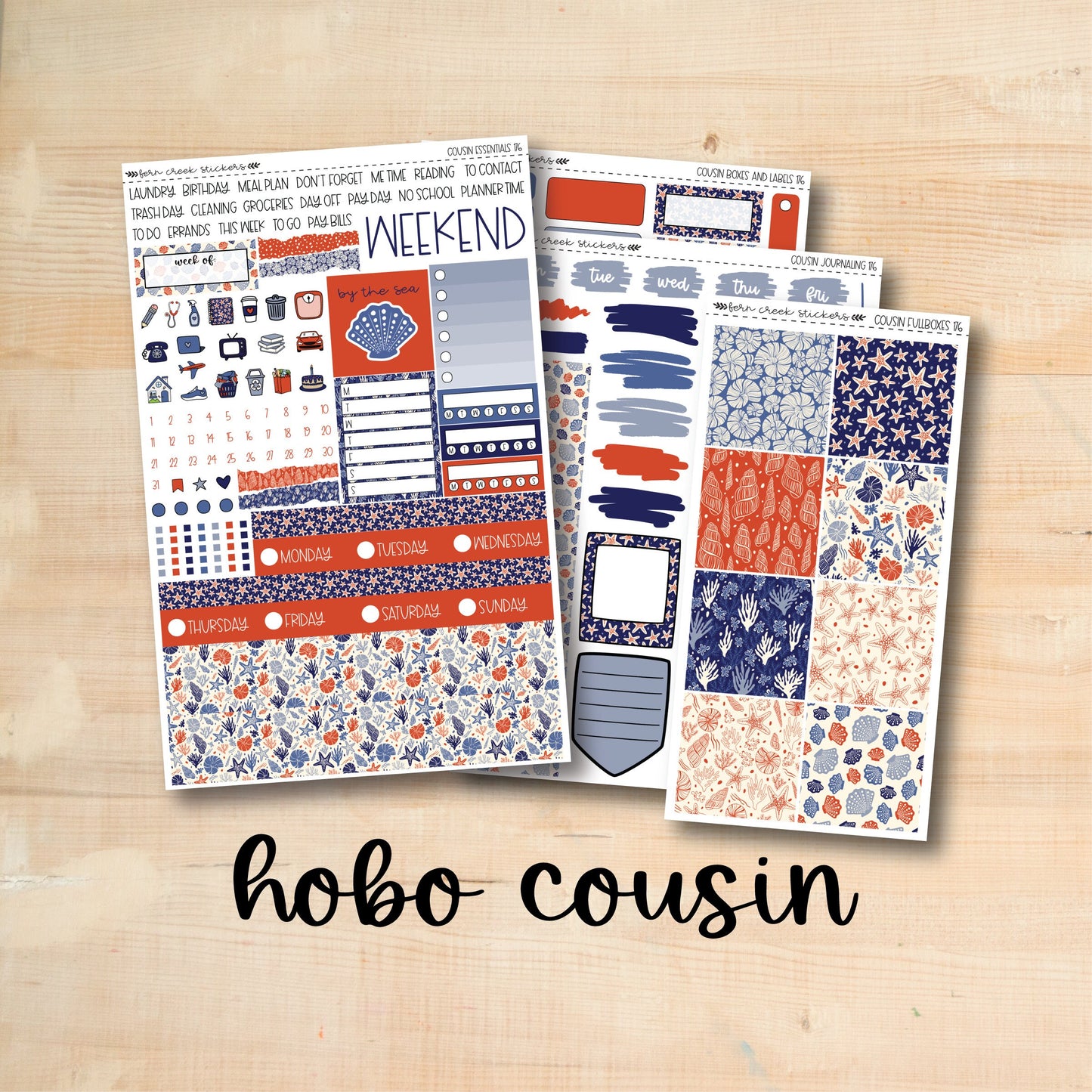 HC Weekly 176 || COASTAL Hobonichi Cousin Weekly Kit