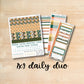 7x9 Daily Duo 175 || BOHO TROPICAL 7x9 Daily Duo Kit