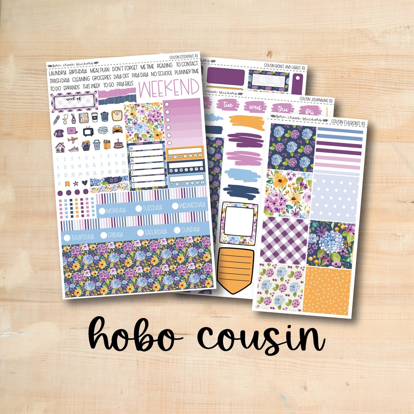 HC Weekly 173 || HYDRANGEAS Hobonichi Cousin Weekly Kit