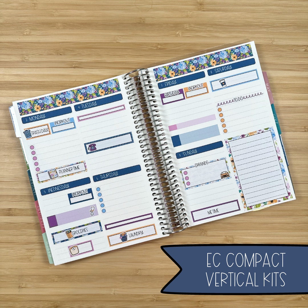 CV 179 || SUMMER SUN Erin Condren A5 Compact Vertical Kit