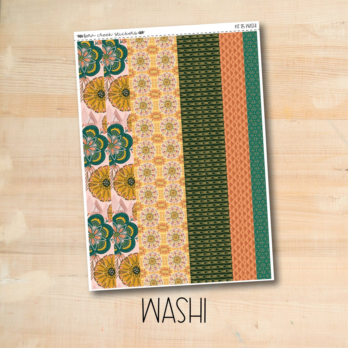 KIT-175 || BOHO TROPICAL weekly planner kit for Erin Condren, Plum Paper, MakseLife and more!