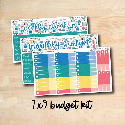 BUDGET-177 || BACK To SCHOOL 7x9 budget kit