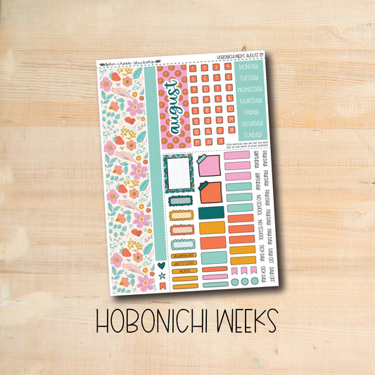 HW-179 || SUMMER SUN August Hobonichi Weeks monthly kit