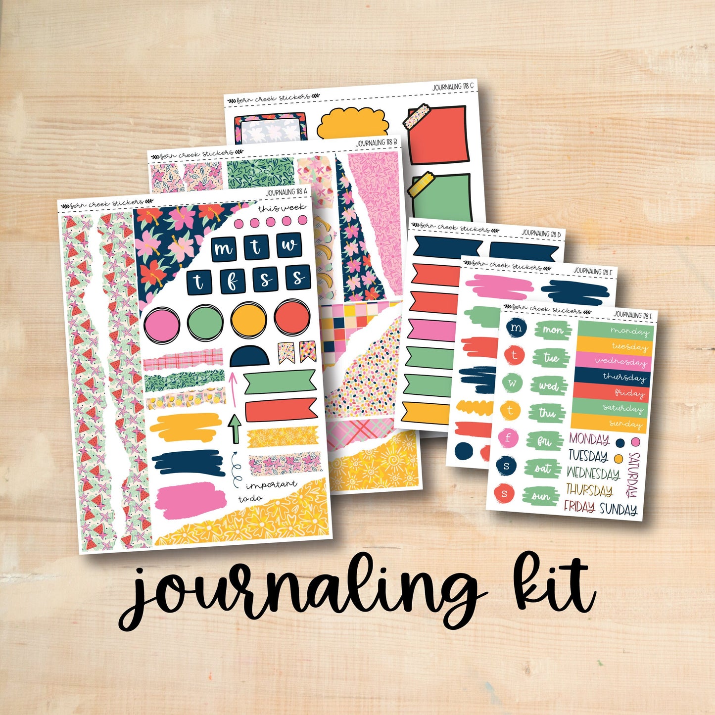 JOURN178 || BEACHY Journaling Kit