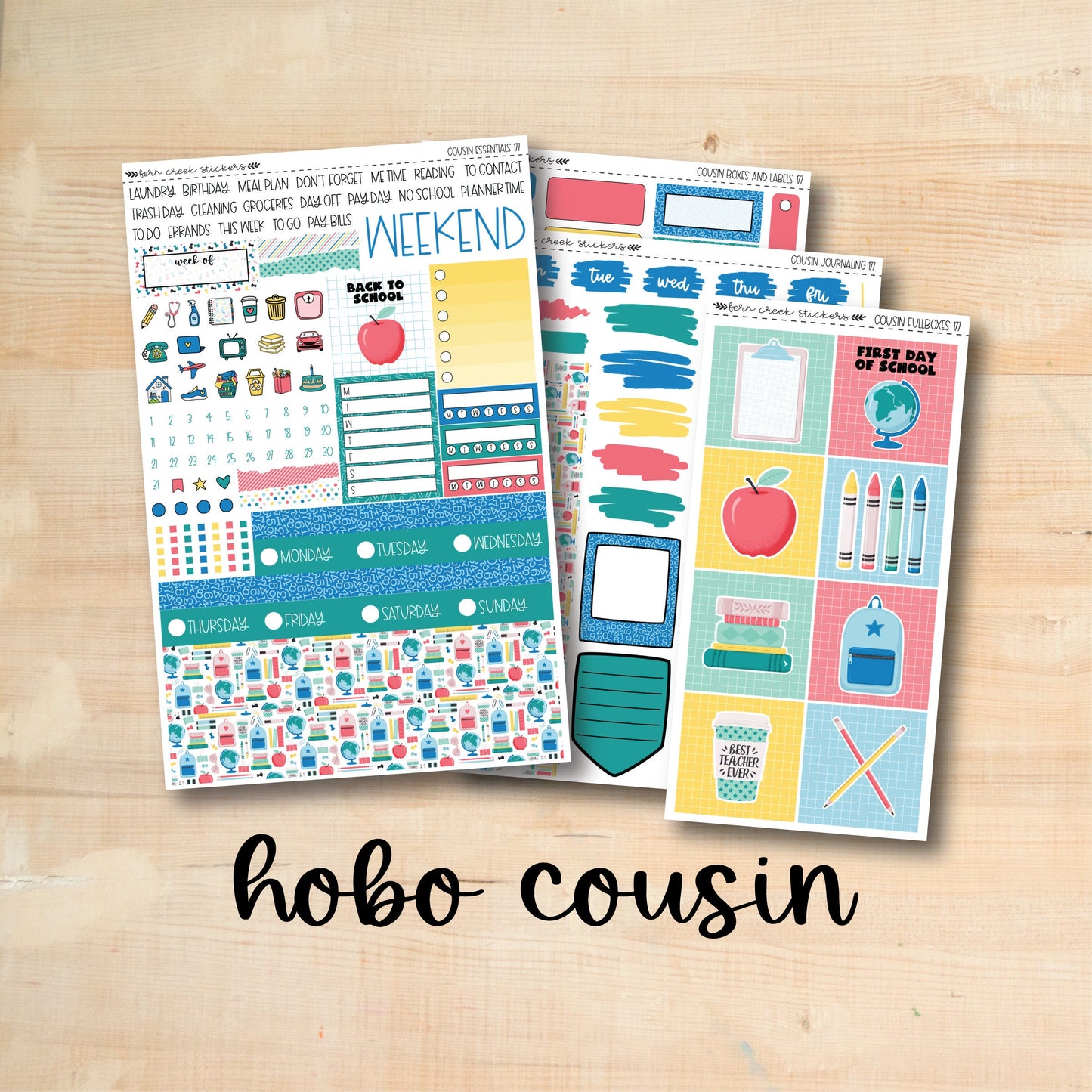 HC Weekly 177 || BACK To SCHOOL Hobonichi Cousin Weekly Kit