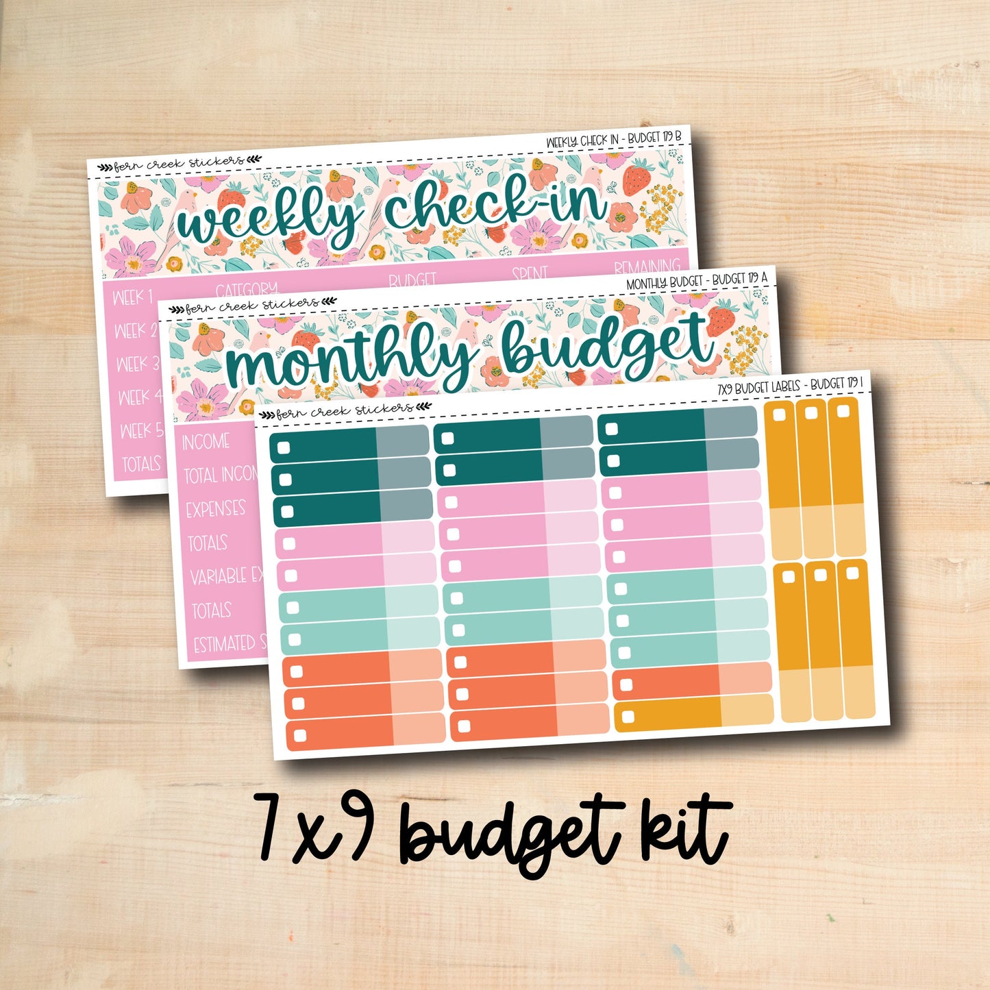 BUDGET-179 || SUMMER SUN 7x9 budget kit