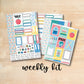 KIT-177 || BACK To SCHOOL weekly planner kit for Erin Condren, Plum Paper, MakseLife and more!