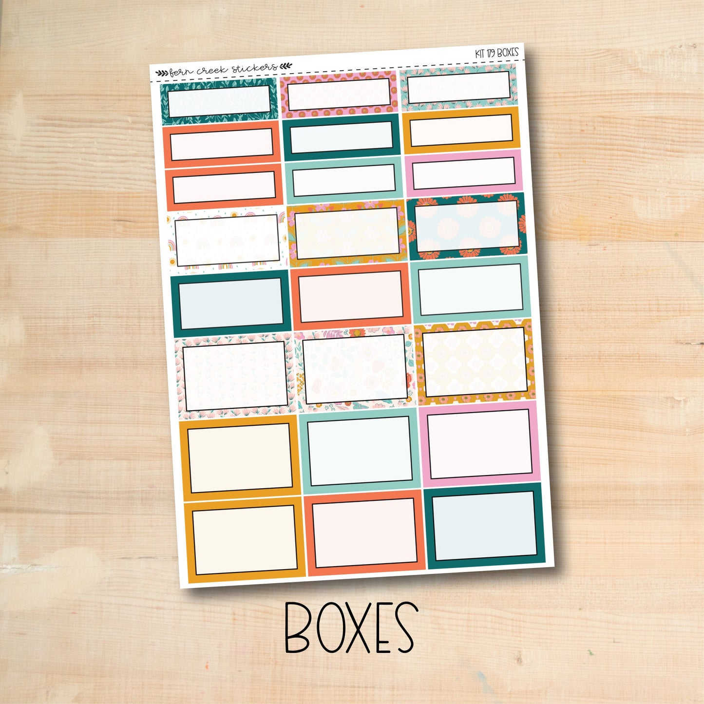 KIT-179 || SUMMER SUN weekly planner kit for Erin Condren, Plum Paper, MakseLife and more!