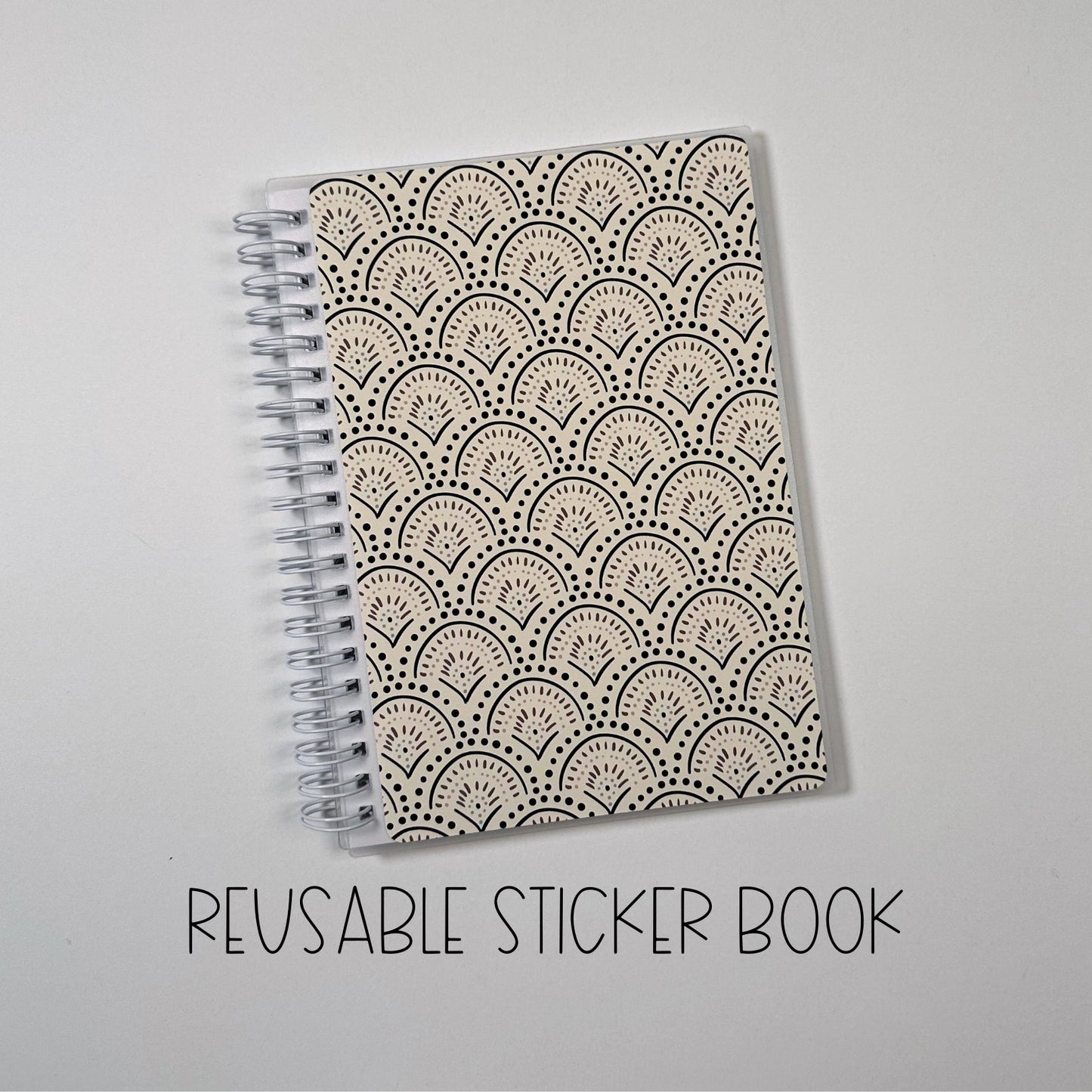 SB-R-NA || Neutral Arches 5x7 Reusable Sticker Book