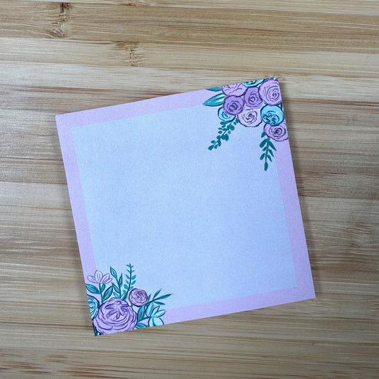 ADVENT22-SN-FF || Fantasy floral sticky notes