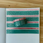 KIT-177 || BACK to SCHOOL silver foiled washi tape