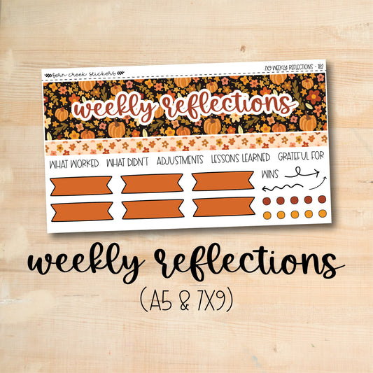 WR-182 || HELLO PUMPKIN 7x9 and A5 MakseLife Weekly Reflections