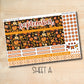 EC 7x9 182 || HELLO PUMPKIN September 7x9 Erin Condren monthly planner kit