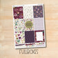 KIT-181 || AUTUMN AMETHYST weekly planner kit for Erin Condren, Plum Paper, MakseLife and more!