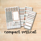 CV 183 || FALL COTTAGE Erin Condren A5 Compact Vertical Kit