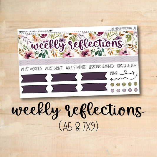 WR-181 || AUTUMN AMETHYST 7x9 and A5 MakseLife Weekly Reflections