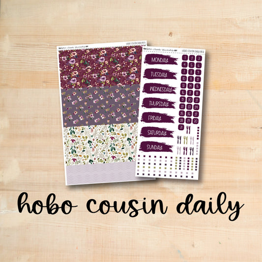 HC Daily 181 || AUTUMN AMETHYST Hobonichi Cousin Daily Kit
