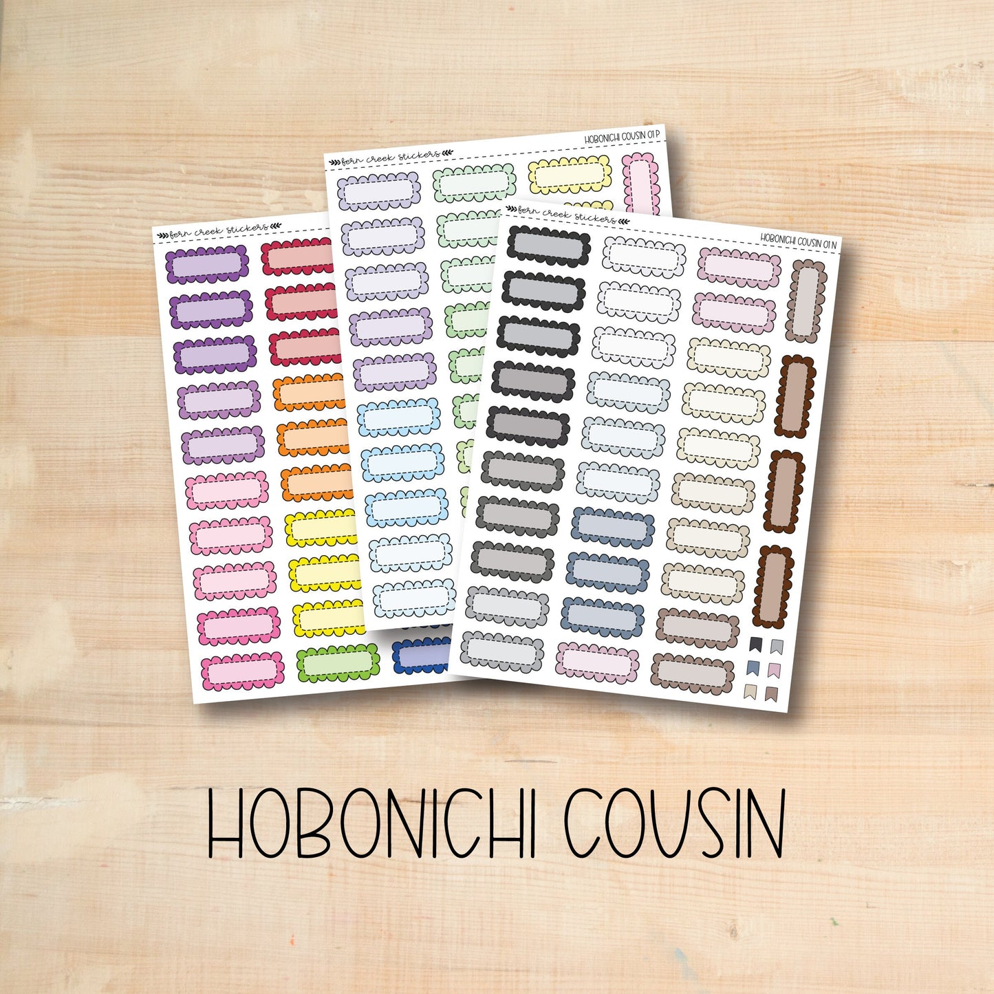 COUSIN-01 || Hobonichi Cousin Doodle Boxes
