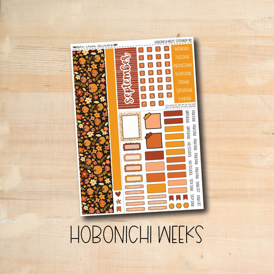 HW-182 || HELLO PUMPKIN September Hobonichi Weeks monthly kit