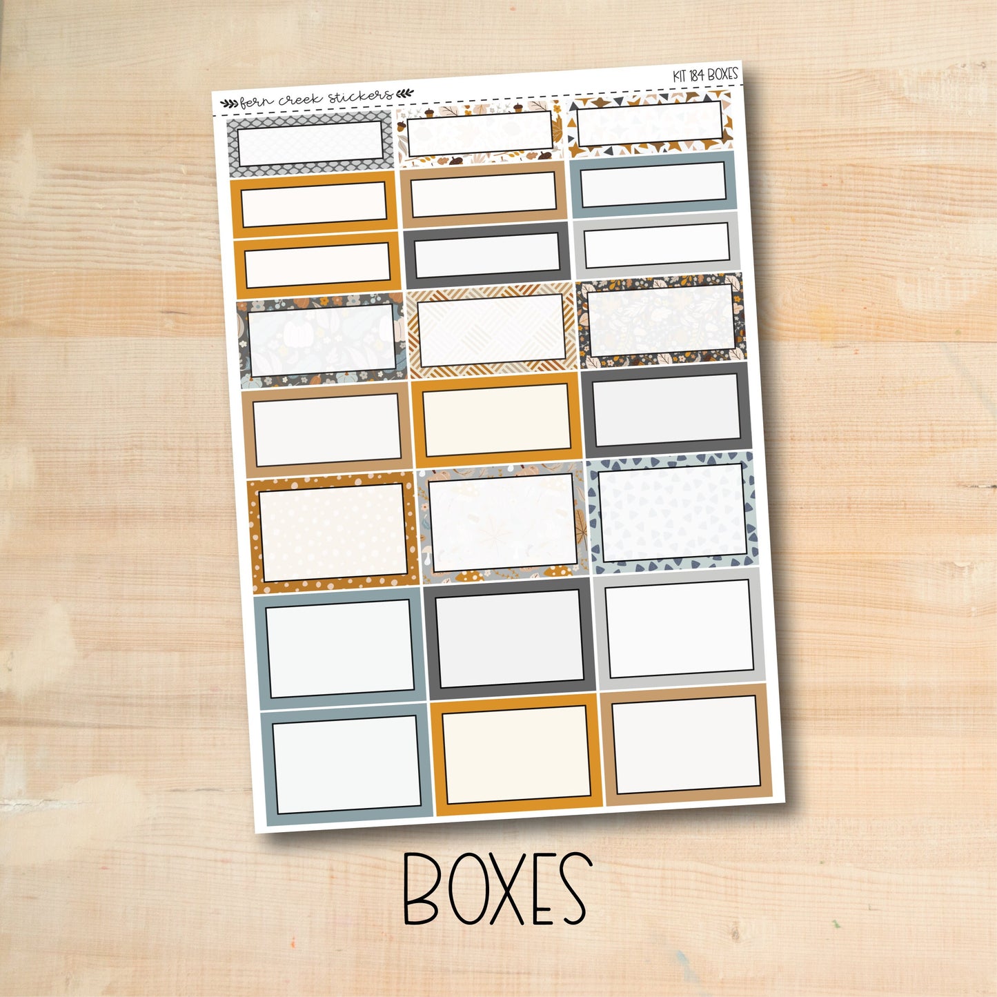 KIT-184 || AUTUMN DREAMS weekly planner kit for Erin Condren, Plum Paper, MakseLife and more!