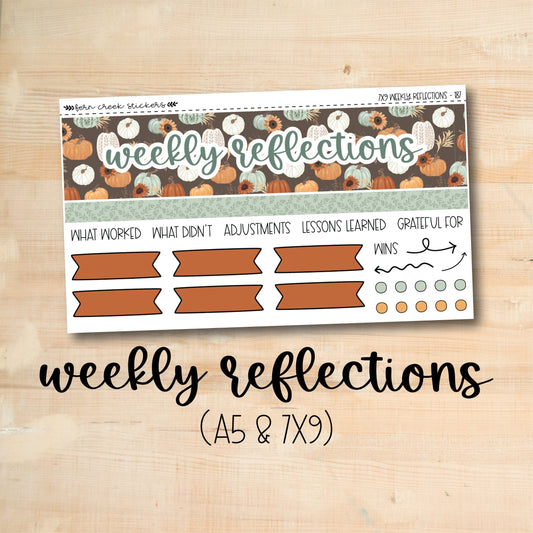 WR-187 || FALL'S HERE 7x9 and A5 MakseLife Weekly Reflections