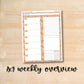 7x9-WO 188 || PUMPKIN SPICE 7x9 Daily Duo Erin Condren Weekly Overview
