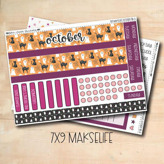 7X9 ML-185 || CUTE HALLOWEEN 7x9 MakseLife October Monthly Kit
