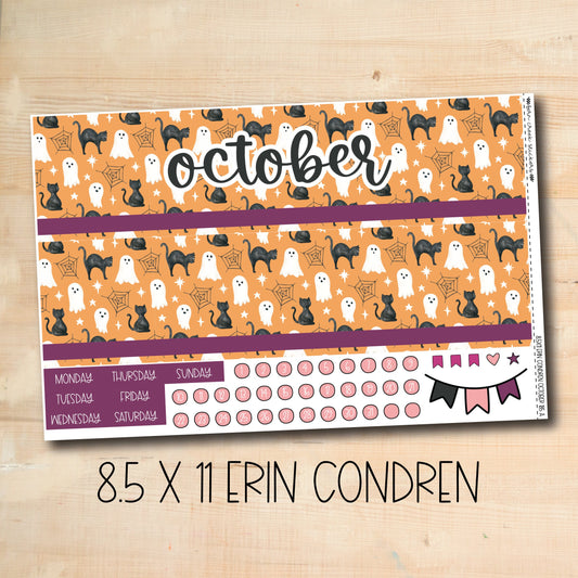 Scrapbooking Embellishment Erin Condren Stickers Halloween Designs