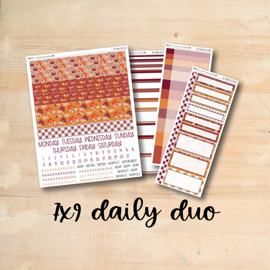7x9 Daily Duo 186 || PUMPKIN PICKING 7x9 Daily Duo Kit