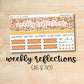 WR-188 || PUMPKIN SPICE 7x9 and A5 MakseLife Weekly Reflections