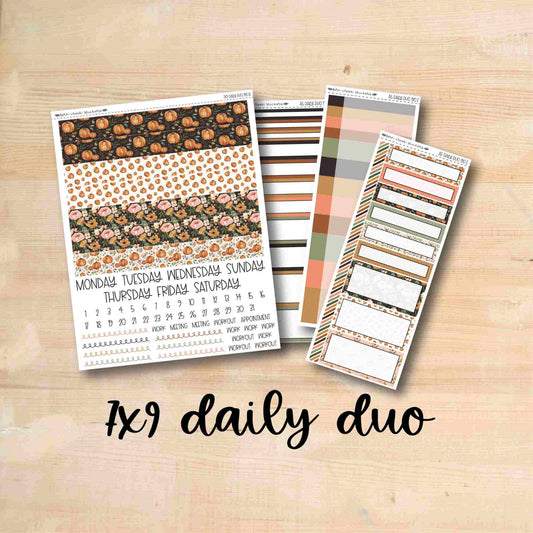 7x9 Daily Duo 190 || PUMPKIN BLOSSOMS 7x9 Daily Duo Kit