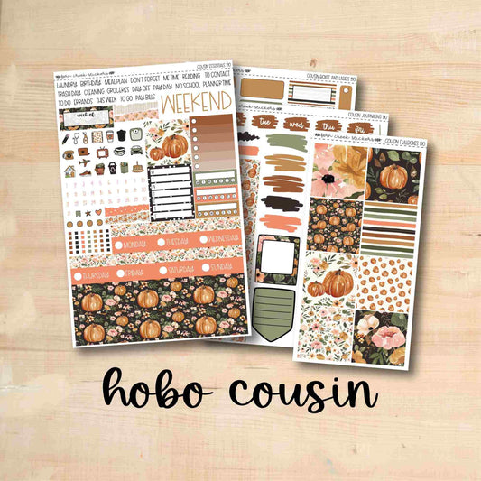 HC Weekly 190 || PUMPKIN BLOSSOMS Hobonichi Cousin Weekly Kit