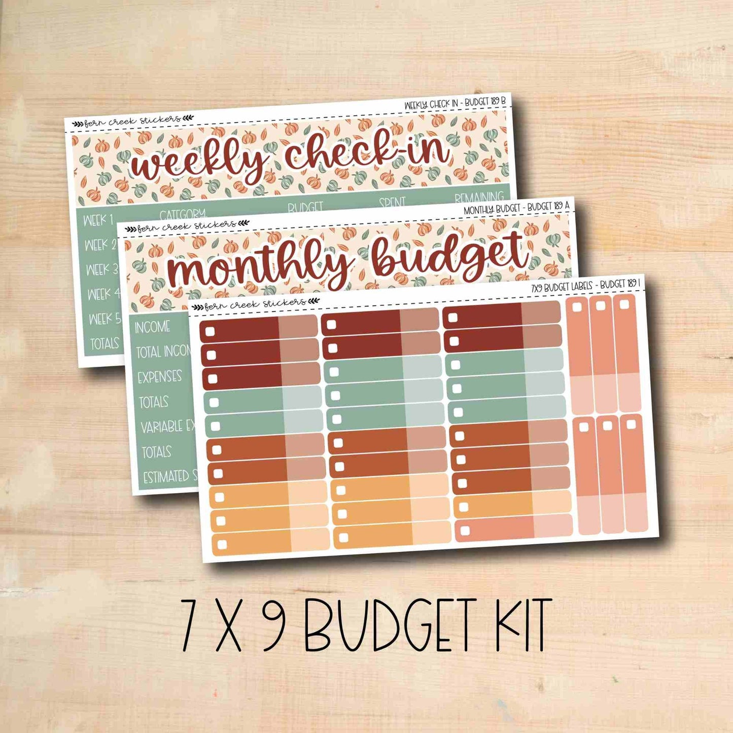 BUDGET-189 || GATHER 7x9 budget kit