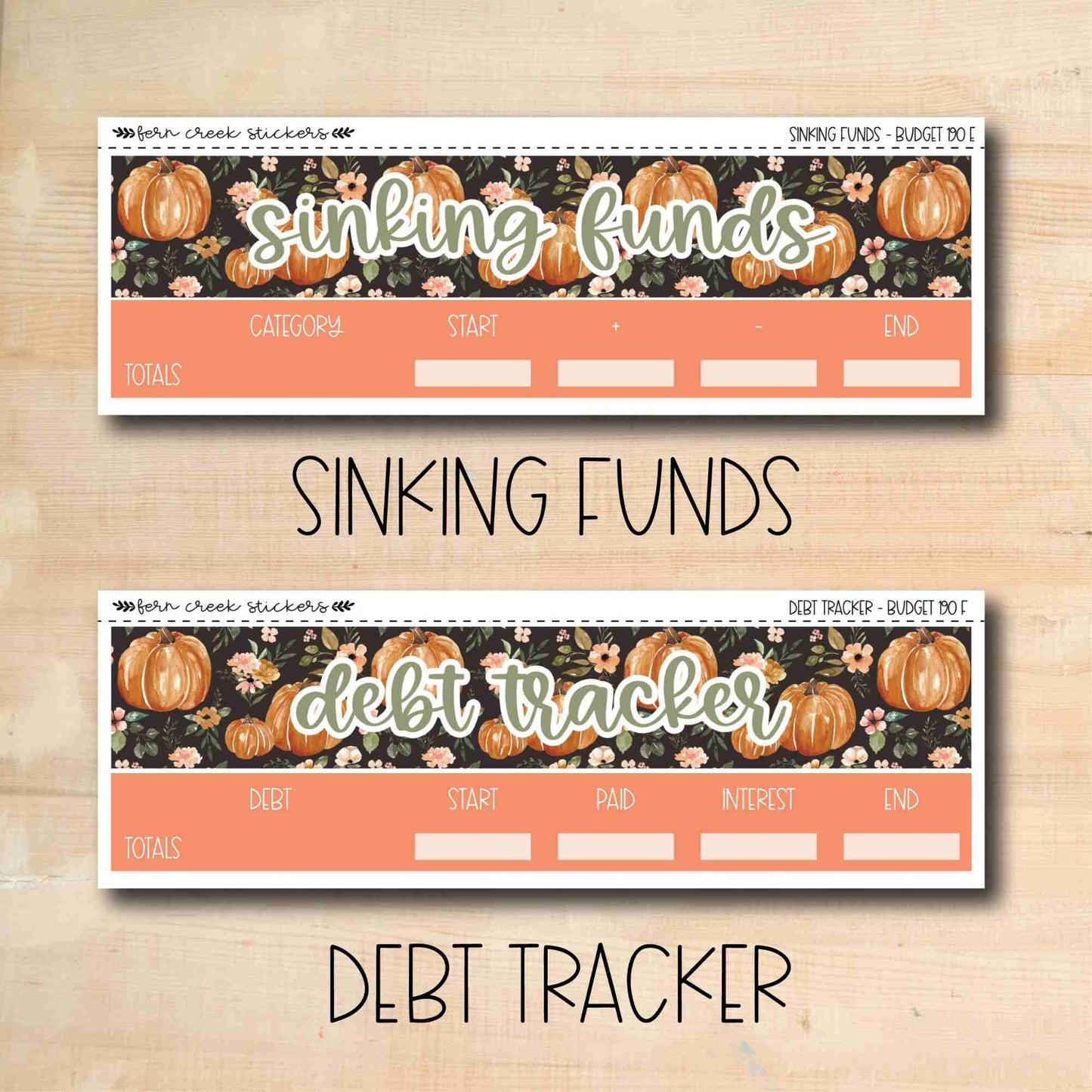 BUDGET-190 || PUMPKIN BLOSSOMS 7x9 budget kit