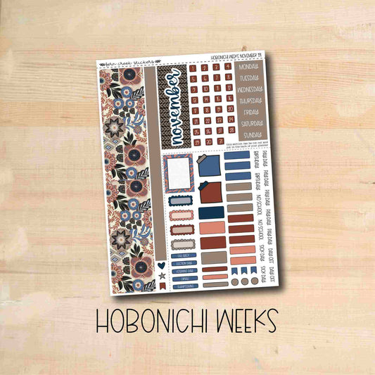 HW-191 || BIG DREAMS November Hobonichi Weeks monthly kit