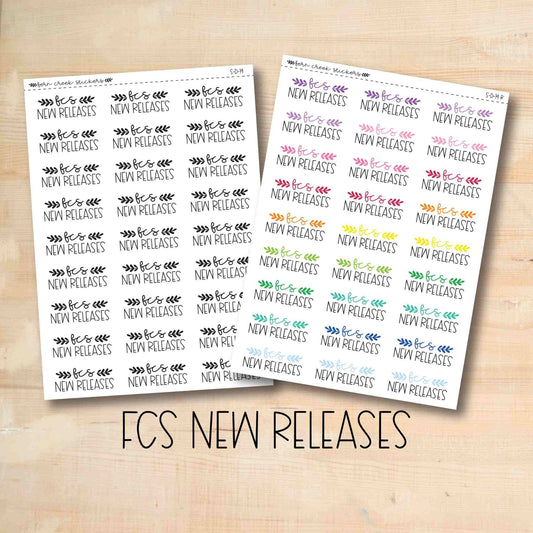 S-D-14 || FCS NEW RELEASES script stickers