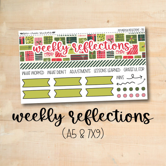 WR-193 || VINTAGE CHRISTMAS 7x9 and A5 MakseLife Weekly Reflections