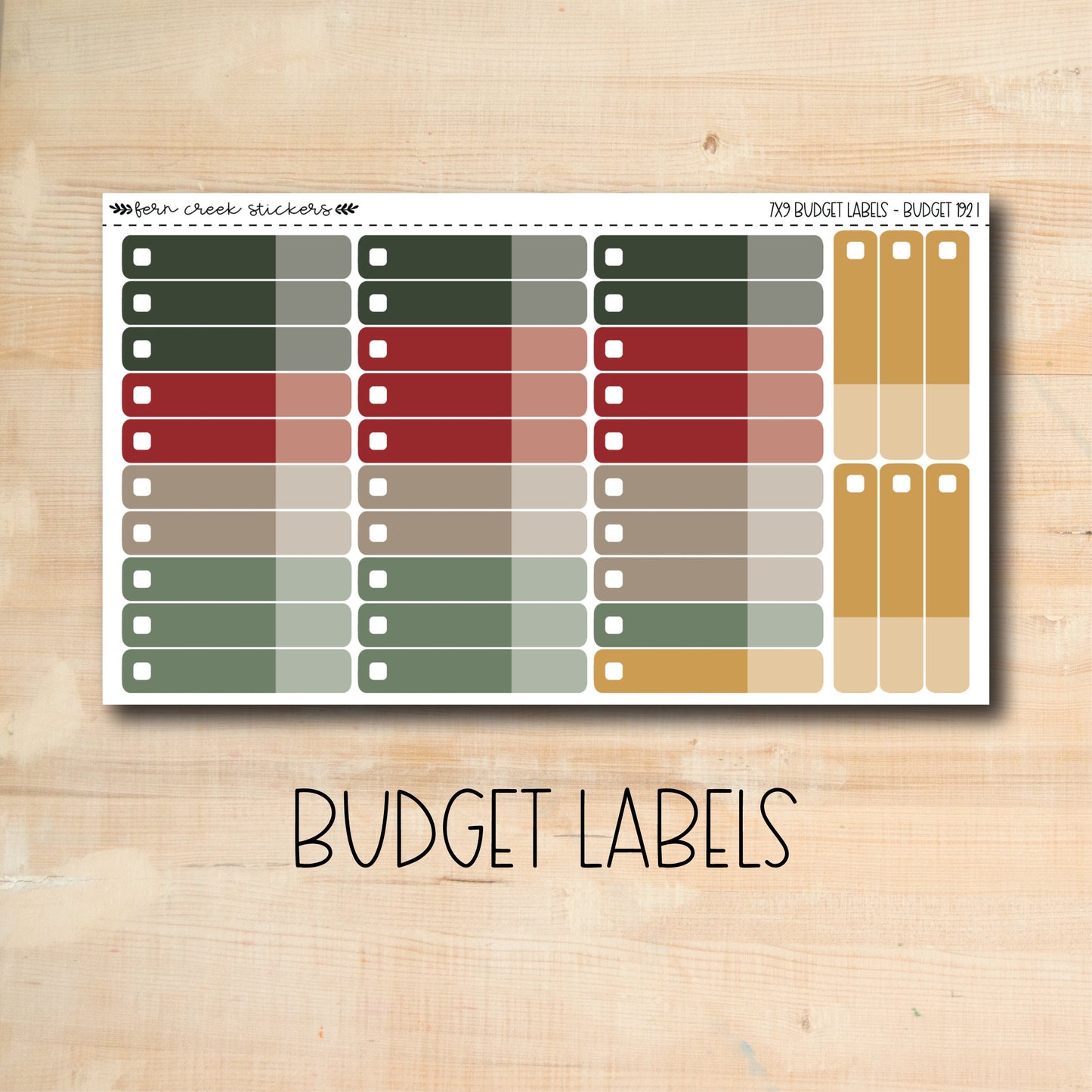 BUDGET-192 || CHRISTMAS CHEER 7x9 budget kit